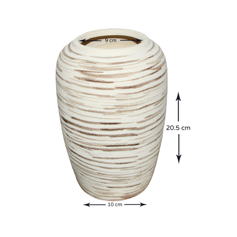 Vase Ceramic Decorative 20.5x9x10cm