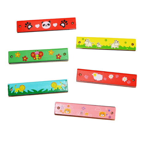 Wooden Kids Harmonica