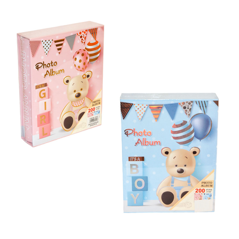 Baby Photo Album in Box 200 Photos 10x15 & 13x18