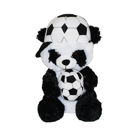 Football Panda Plush Toy with Ball 35cm