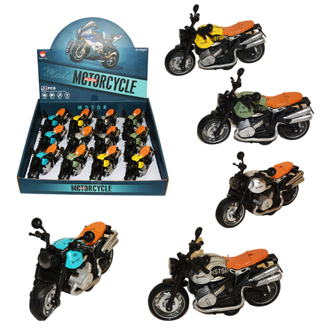 Toy Motorcycle with Engine Sound and Light 13cm