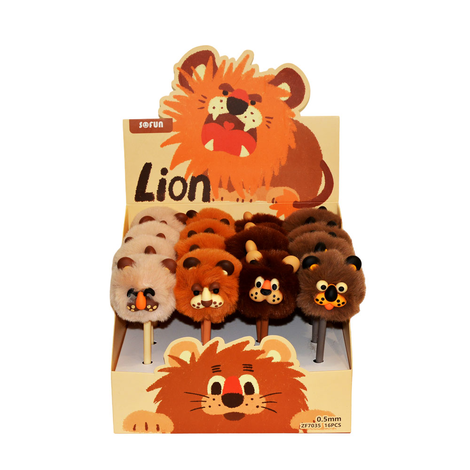 Lion Pom Pom Pen