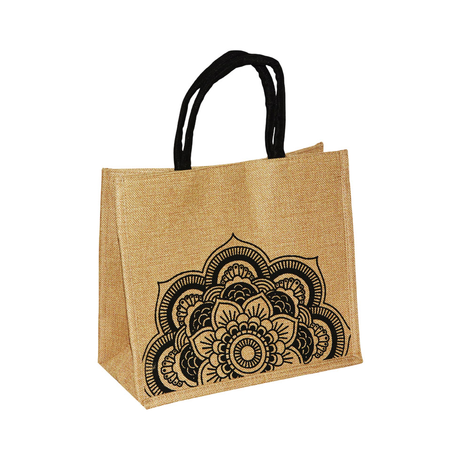 Fabric tote bag with magnetic closure 34×30×17cm