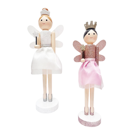 Wooden Fairy with Wings 24cm & 30cm – 2 Designs