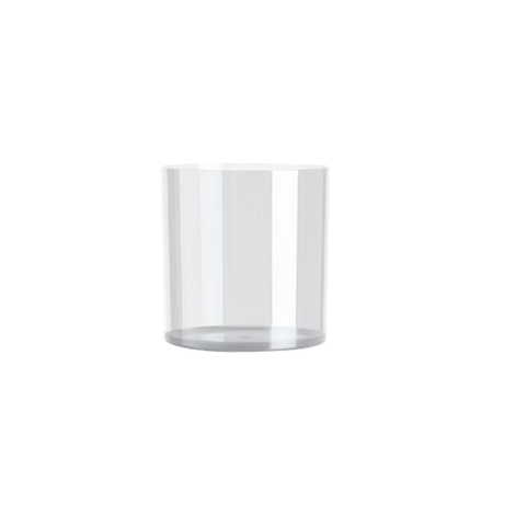 Cylindrical Plexiglass Cachepot in 2 Sizes