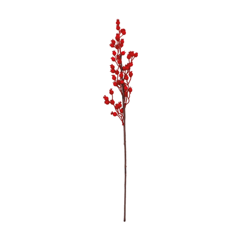 Red Pomegranate-Style Fruit Branch 65cm