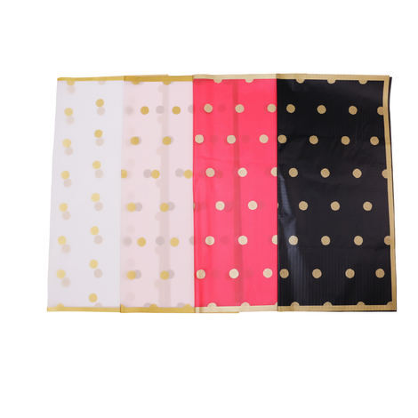 Gold Polka Dot Wrapping Sheets 57×57cm