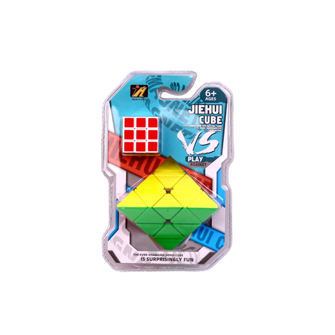 Magic Cube Set – Pyramid & Cuboid, 2 Pieces