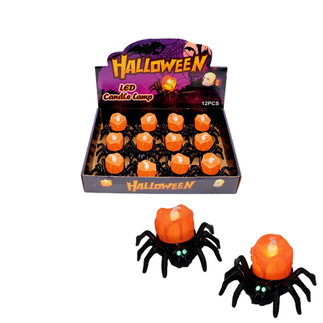 Φωτιζόμενη Αράχνη Halloween 8.3×4.5cm