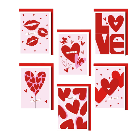 Love Card with Velvet Finish