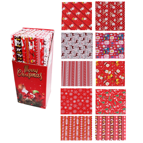 Display Box with Gift Wrap Rolls 200×70cm – 10 Designs