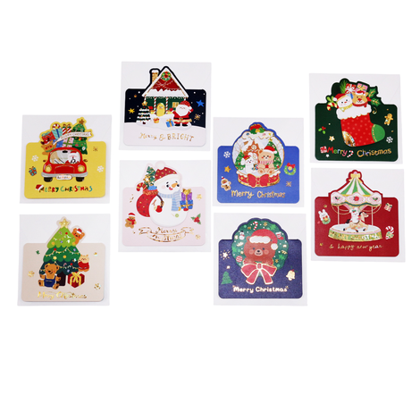 Christmas Card with Festive Characters