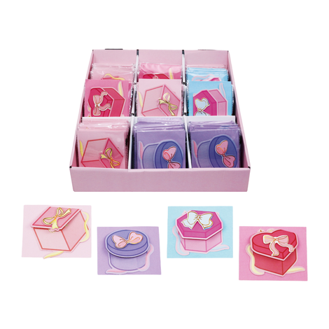 Gift Box Greeting Card 11.3×9.7 cm
