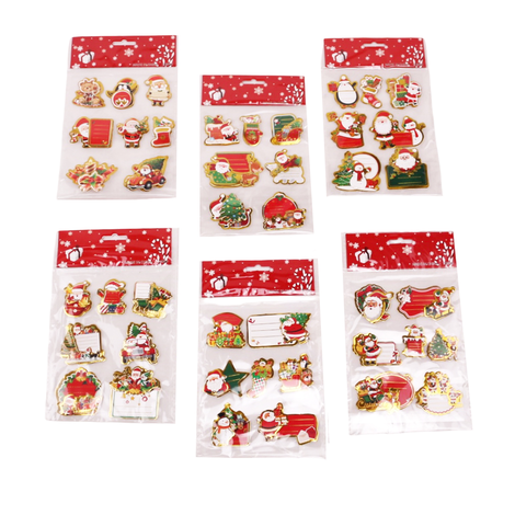 Christmas Self-Adhesive Gift Labels in Assorted Designs