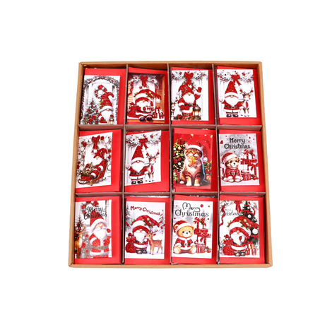 Mini Christmas Card with Festive Characters