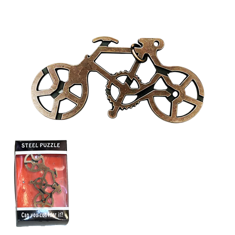 Metal Brain Teaser Puzzle Bicycle