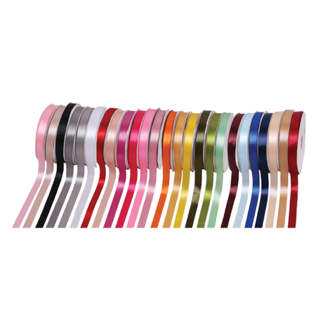 Satin Ribbon Single-Sided 2cm × 100 Yards