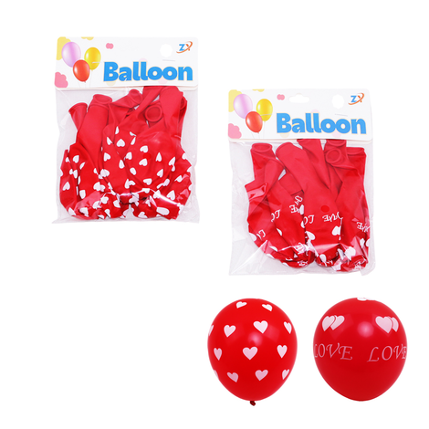 Red Heart Latex Balloons 30cm