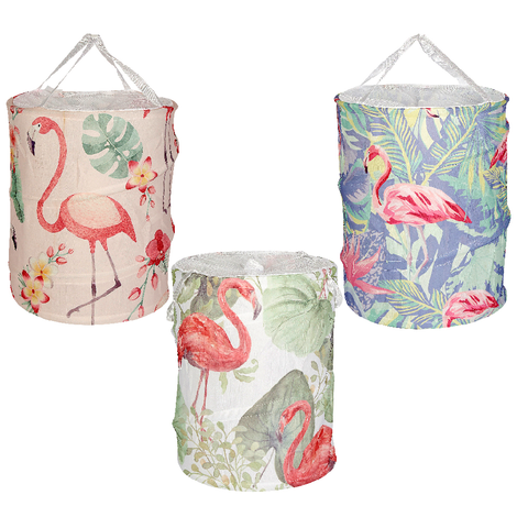 Flamingo Storage Basket – 3 Designs – 44x34cm 