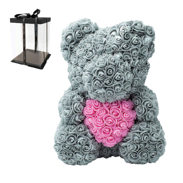 Rose Bear, 40 cm
