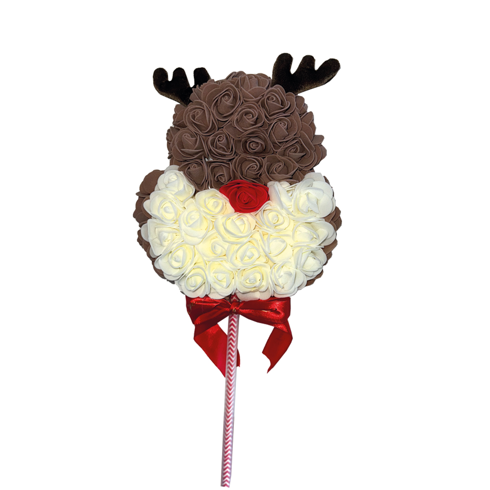 Reindeer with Roses